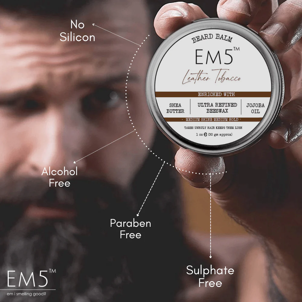 Leather Tobacco | Organic Beard Balm - Image 3