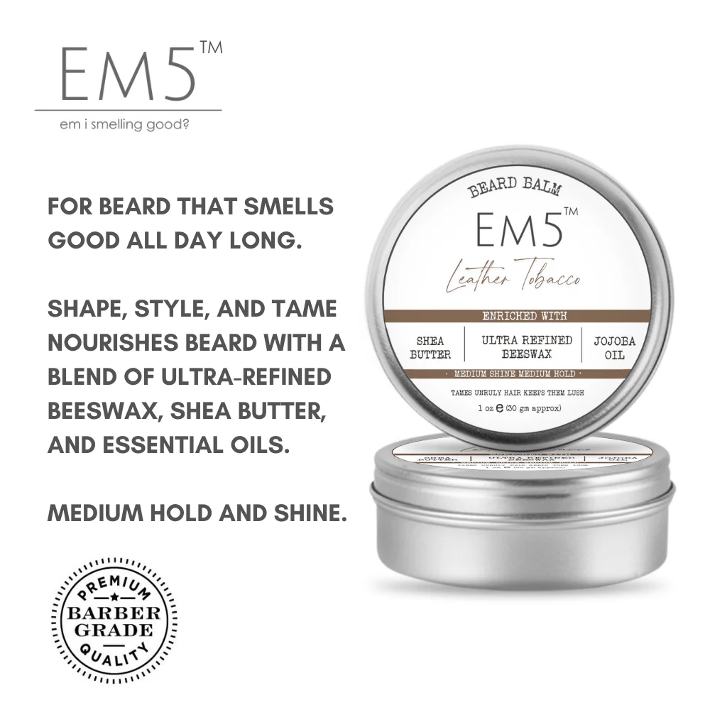 Leather Tobacco | Organic Beard Balm - Image 4
