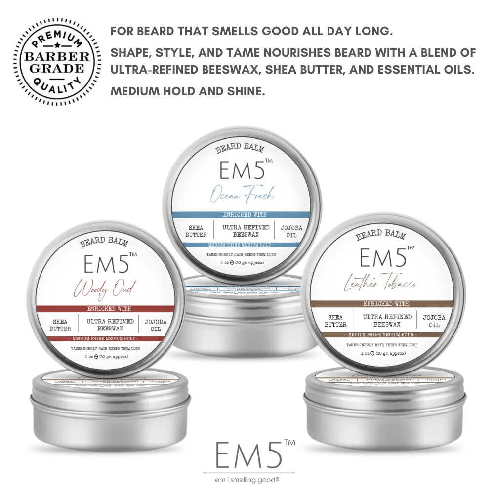 Organic Beard Balm Pack of 3 - Image 3