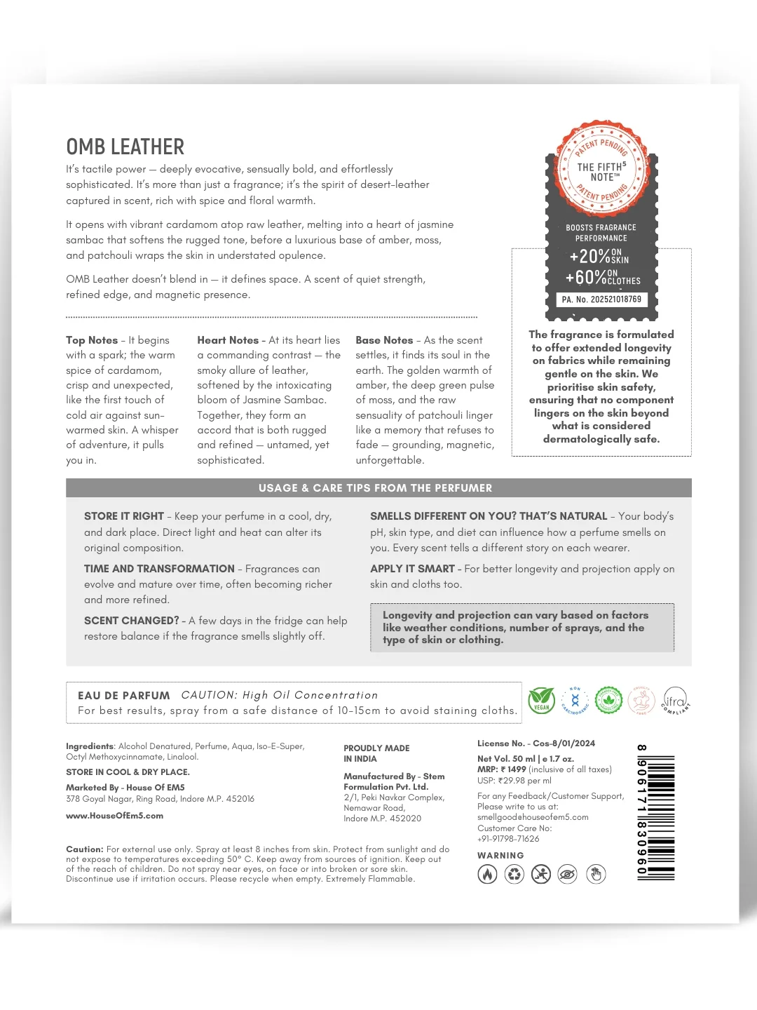 Omb Leather | Eau De Parfum - Image 7