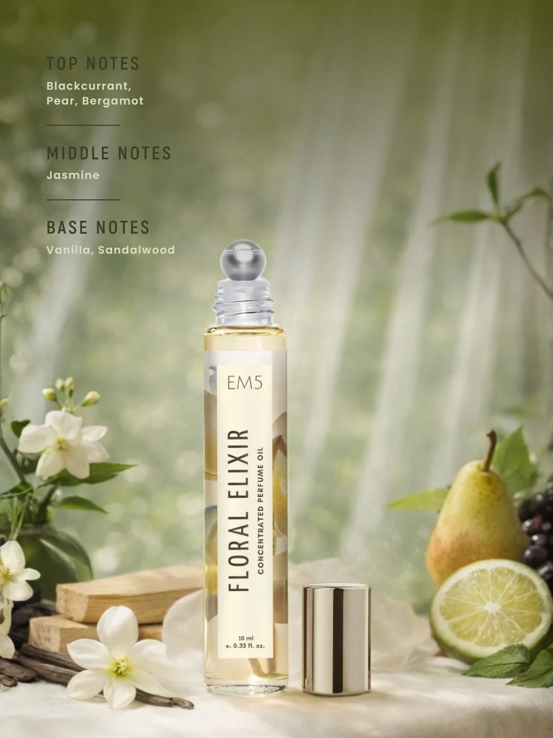 Floral Elixir Perfume Roll-On - Image 3