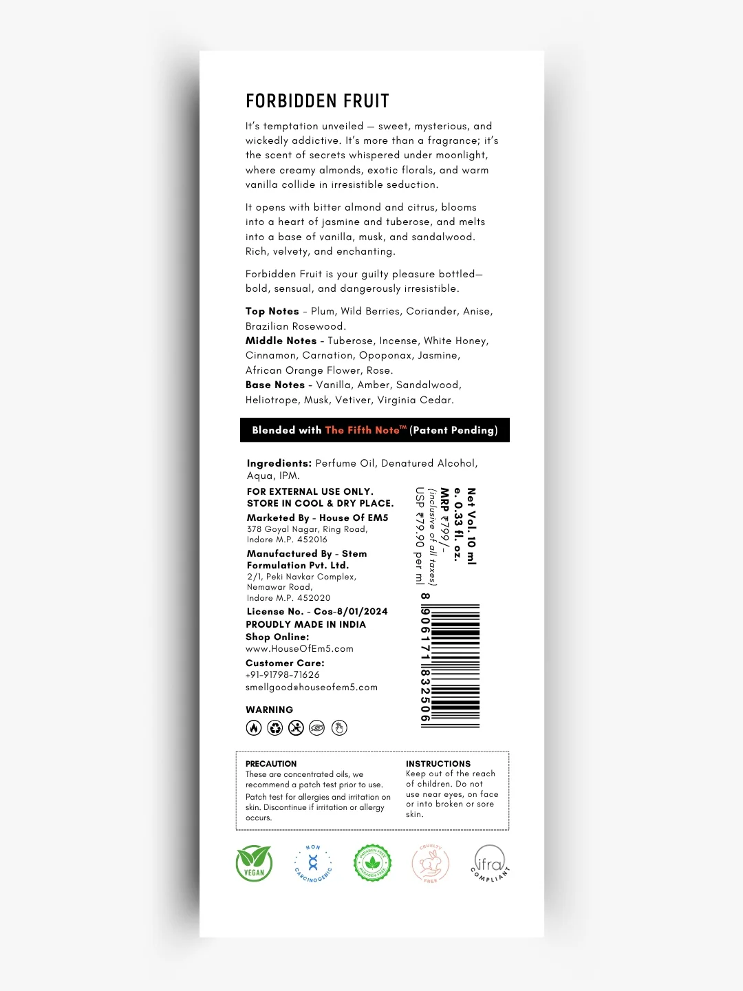 Forbidden Fruit Perfume Roll-On - Image 7