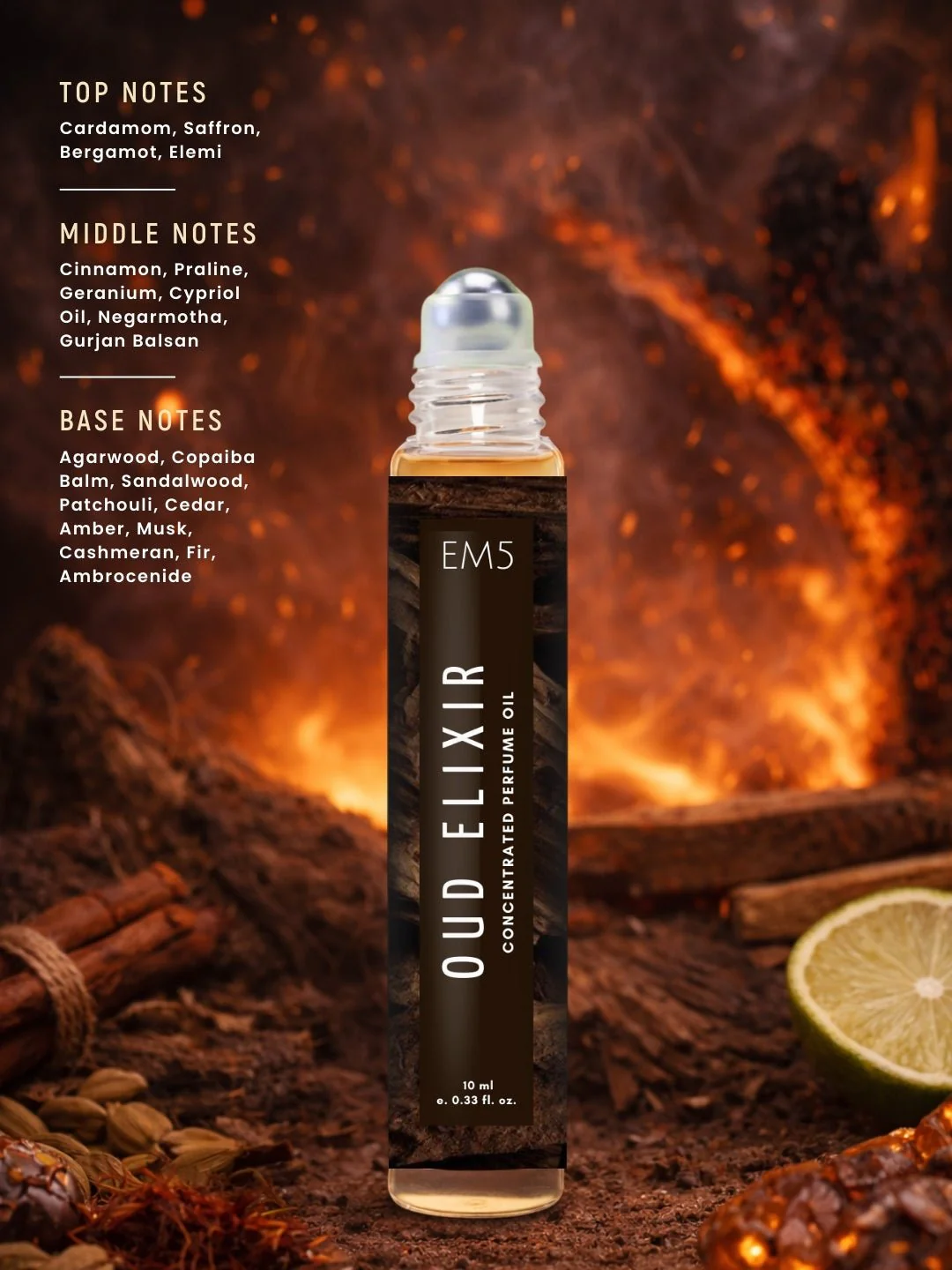 Oud Elixir Perfume Roll-On - Image 2