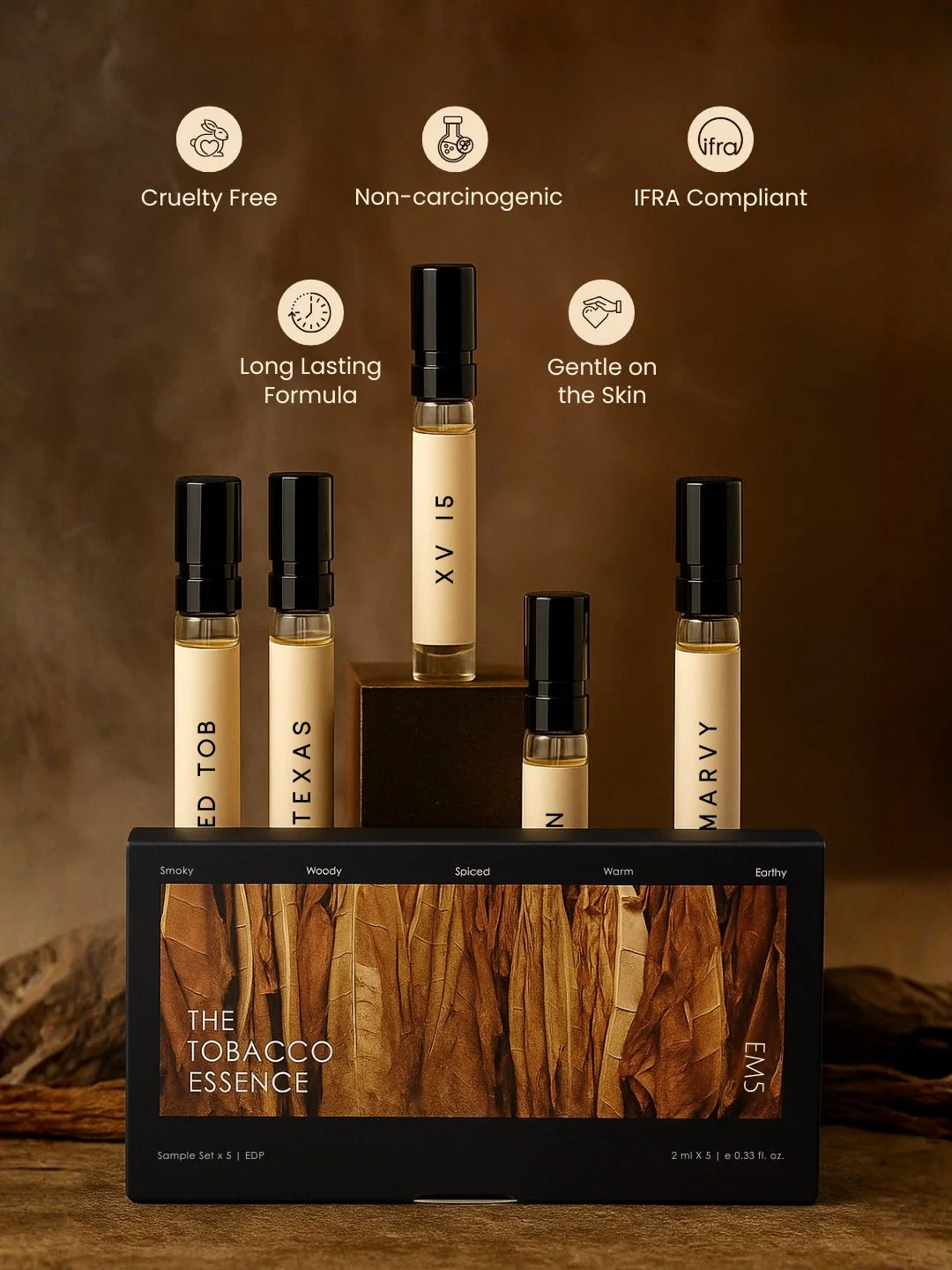 The Tobacco Essence Pack of 5 Perfumes - Image 7