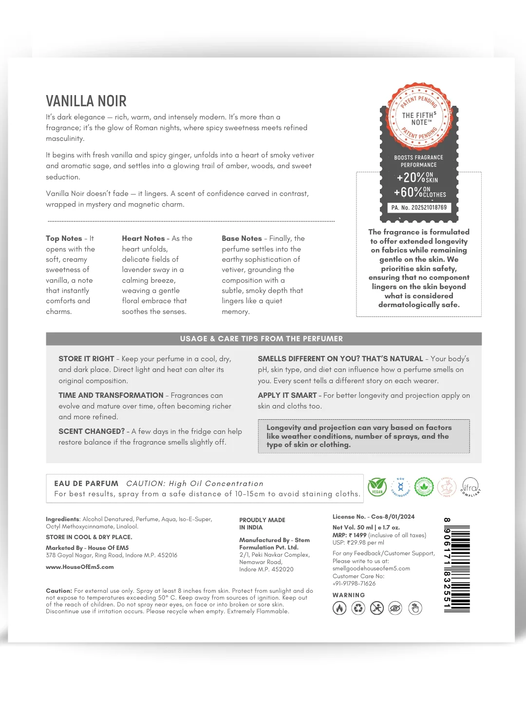 Vanilla Noir | Eau De Parfum - Image 7