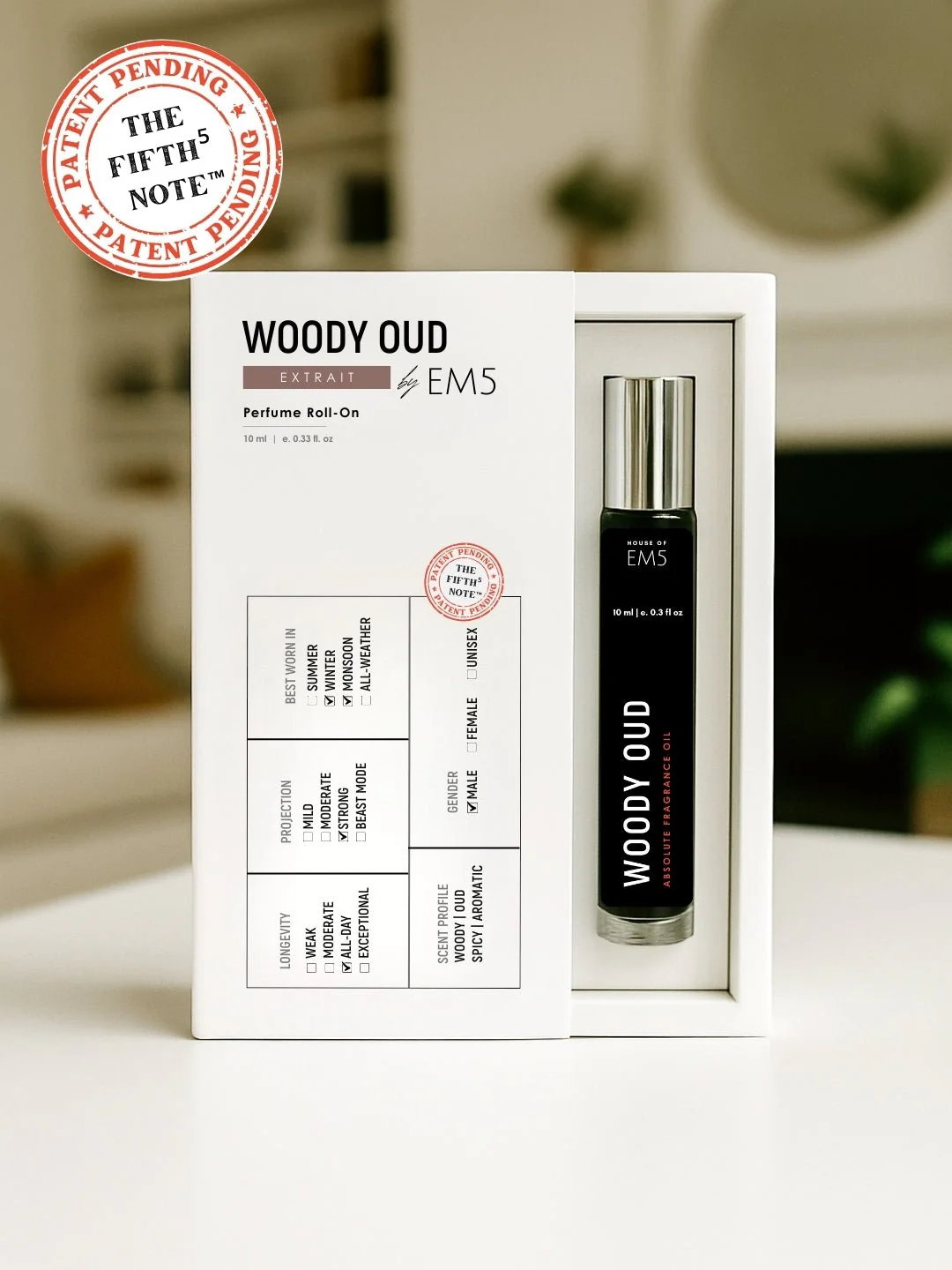 Woody Oud Perfume Roll-On - Image 5